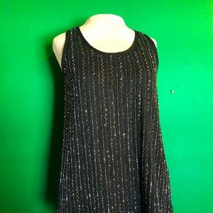 Olive & Oak Beaded Sleeveless Top